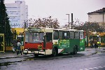 Jelcz M11 #558 MZK Jelenia Góra przed dworcem PKP 03.03.2003